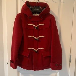 Aritzia - TNA peacoat with hood (Dark red)